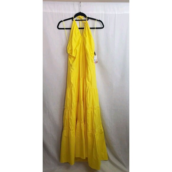 28. Prabal Gurung for JCPenney Sleeveless Maxi Dress Plus 18W Yellow NWT - Picture 5 of 10